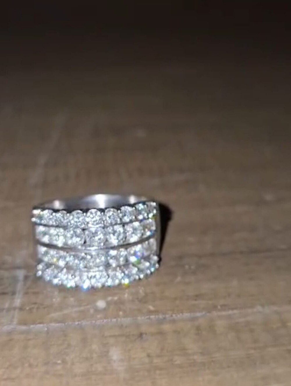 Diamond 4-Row Anniversary Band
